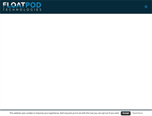 Tablet Screenshot of floatpod.com